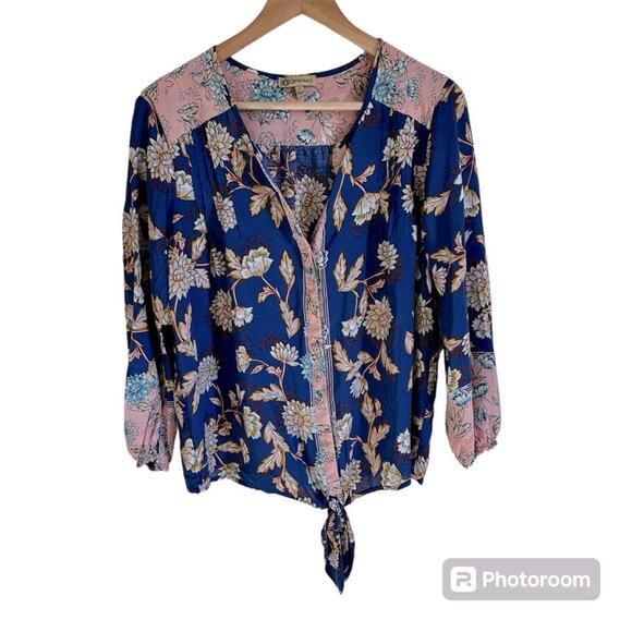 Democracy women’s button down blouse‎ small - Picture 1 of 7
